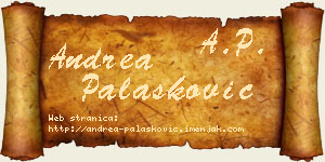 Andrea Palasković vizit kartica